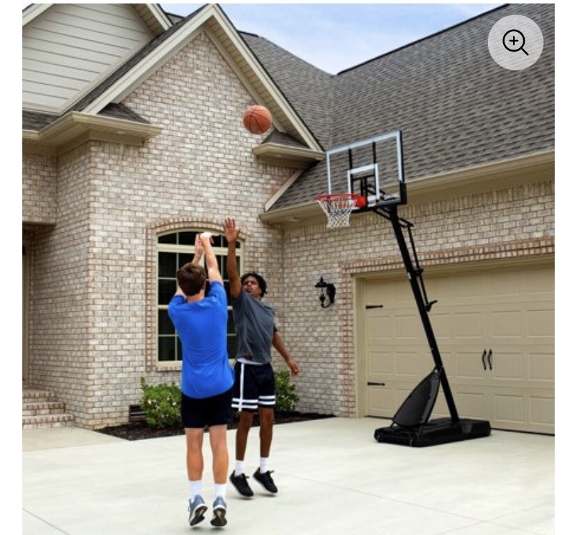 spalding nba 54 portable angled