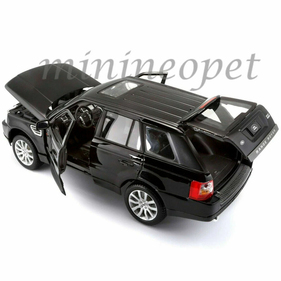 BBURAGO 18-12069 RANGE LAND ROVER SPORT 1/18 DIECAST BLACK - Image 2 of 3