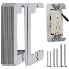 12 Pcs Electric Outlet Spacers for Electrical Box with 24Pcs Long Screws and ...