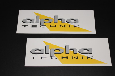 #318 Alpha Technik race GP sticker decal car collant adhesive Bapperl