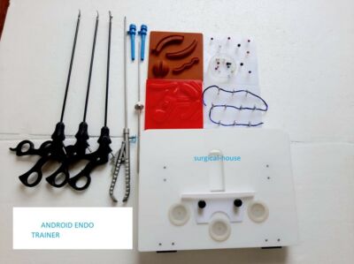 Laparoscopic Training Box Virtual Endo Trainer Foldable In Carry ...