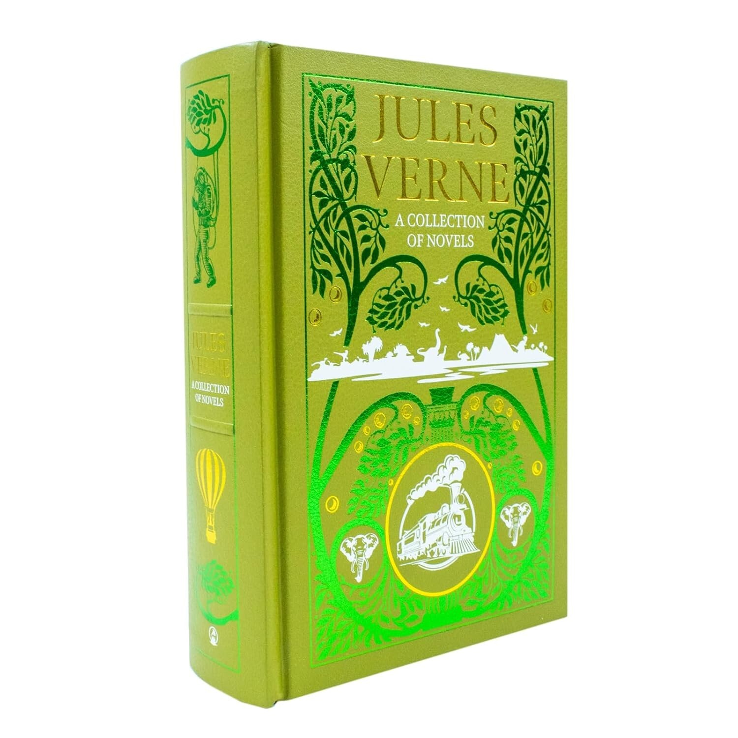 A Collection of Jules Verne Novels Deluxe Leather Bound Classic Leather Bound