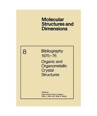 Bibliography 1975¿76 Organic and Organometallic Crystal Structures