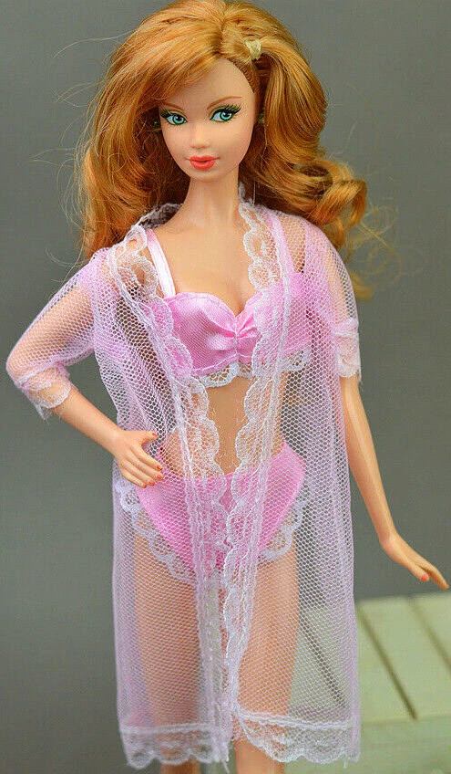Barbie Lingerie Set Jacket Bra Panties Barbie Casual Wear Barbie Doll Clothes