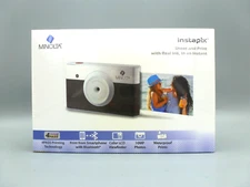 Minolta Instapix AlI in One Instant Print Camera - Charcoal - NEW