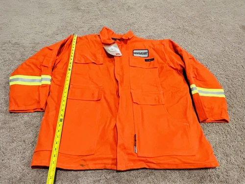 Nesse Wear Fire Resistant XL Coat Reflector Stripped Sleeves Fire Fighter image 2