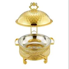 8L Chafing Dish Buffet Set Stainless Steel Food Warmer Lid & Holder Banquets Set