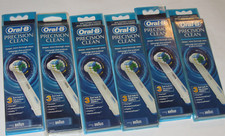 18 GENUINE ORAL-B/BRAUN PRECISION CLEAN REPLACEMENT HEADS 6 SEALED PACKS OF 3 