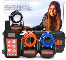 Remote Dog Training Shock Collar Trainer In-ground Underground Containment Fence