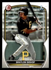 2023 Bowman #BP-90 Braylon Bishop Prospects Card Pittsburgh Pirates