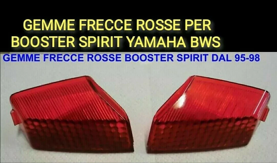MBK BOOSTER SPIRIT GEMME FRECCE ROSSE POSTERIORE PER BOOSTER SPIRIT DAL 95-98 YAMAHA BW'S