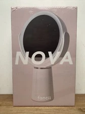 NIB FANCII Nova Dual Sided LED Light-up Rechargeable Vanity Mirror Smart Touch