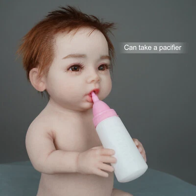 Dokier 18.5in Realistic Full Body Silicone Reborn Baby Doll Babies Boy Girl Doll