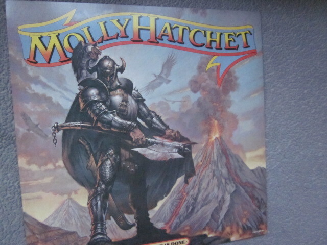  Molly Hatchet 1984 The Deed Is Done 12x12 Promo 2-Sided Flat Poster Ezra Tucker