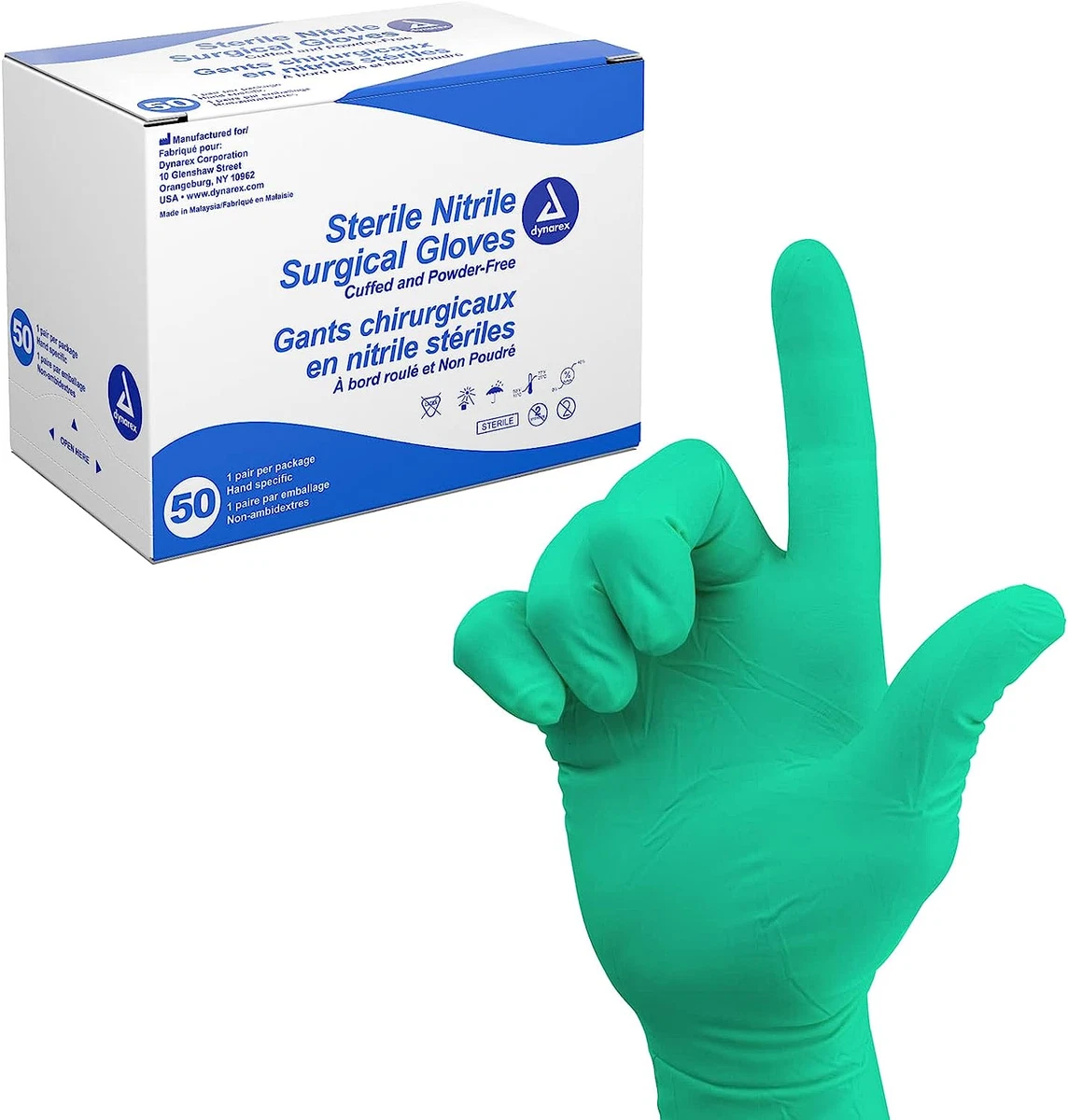 Nitrile sale sterile gloves
