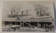 Steamship Steamer CAROLINE VINYARD real photo postcard RPPC