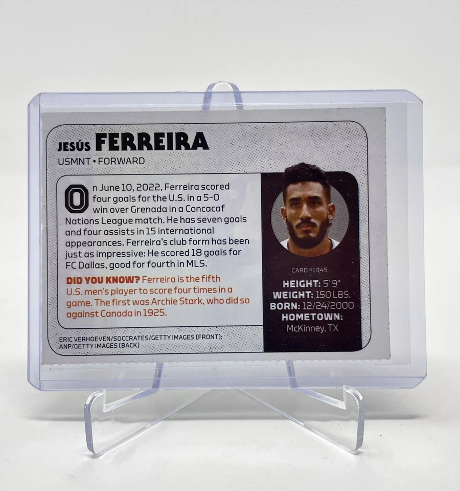 2022 Sports Illustrated for Kids Series 5 -  Jesus Ferreira FC Dallas - Image 2 of 2