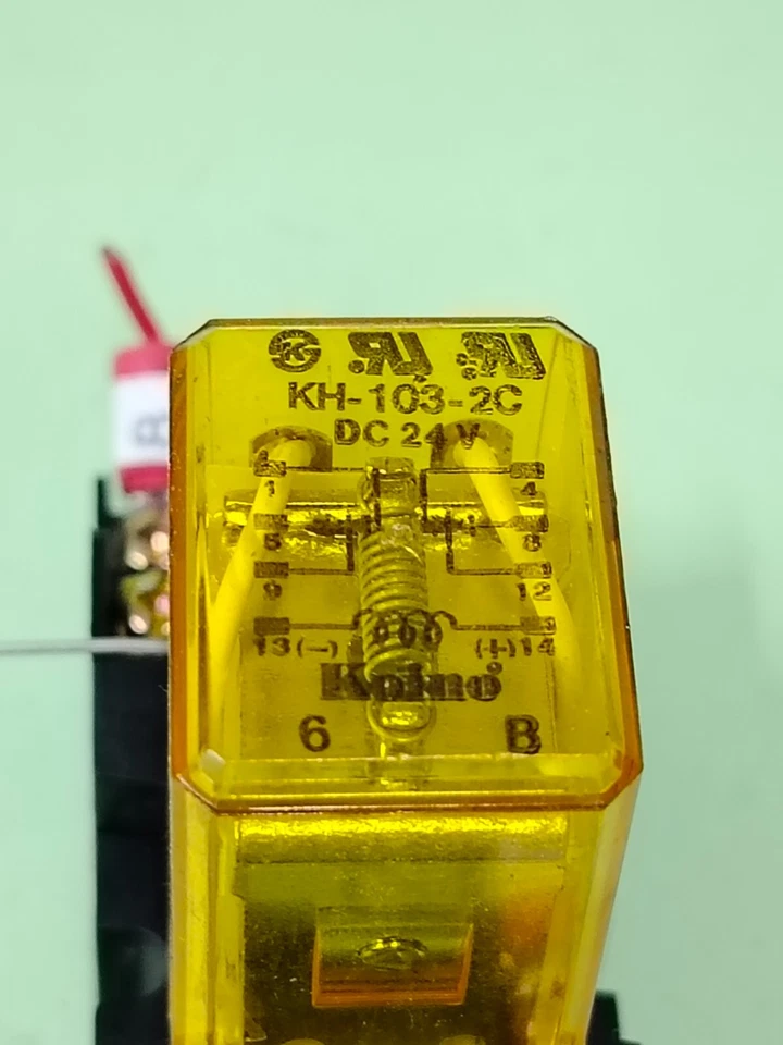 Koino KH-103-2C 24V General Purpose Power Relay KH1032C W/ KH-RS-14 Socket - Image 4 of 4