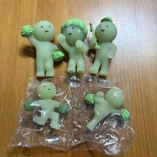 Smiski Fairy Figure Cheer Series 4 Kinds Green Glow in the Dark Dreams Official