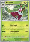 Carte SUCREINE 018/197 Pokémon Flammes Obsidiennes EV3 Neuve OBF FR