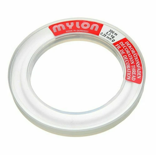 New 200m Fishing Line, Nylon Line, Nylon Thread Clear Smooth Shop Deco100% Nylon