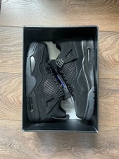 Black Cat Style Trainers UK 8 All Black Sneakers New With Box