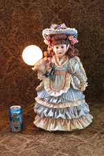 Maud Humphrey Bogart LARGE Table Lamp, In the Style of The Heirloom Tradition