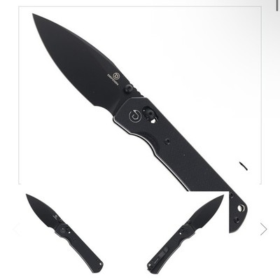 Defcon Black G10 14c28n Drop Point