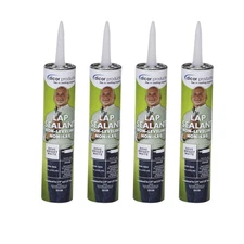 Non-Sag Lap Sealant, Dove Bright White - 4 Pack
