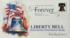 BDAOCITW KSC Cachets 4125 Liberty Bell USPS First Forever Stamp 