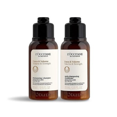 L'OCCITANE Volume & Strength Trial Set (Travel-size shampoo & conditioner set)