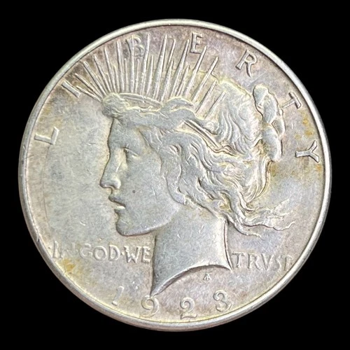 1923-S Peace Silver Dollar, XF