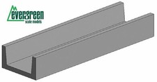 Evergreen Scale Models Models U-Profil,   35 cm 1,5 x 0,94 mm       4 Stück  261