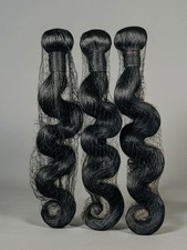 20 Inch Body Wave Human Hair 3 Bundles Natural Black 100g Each