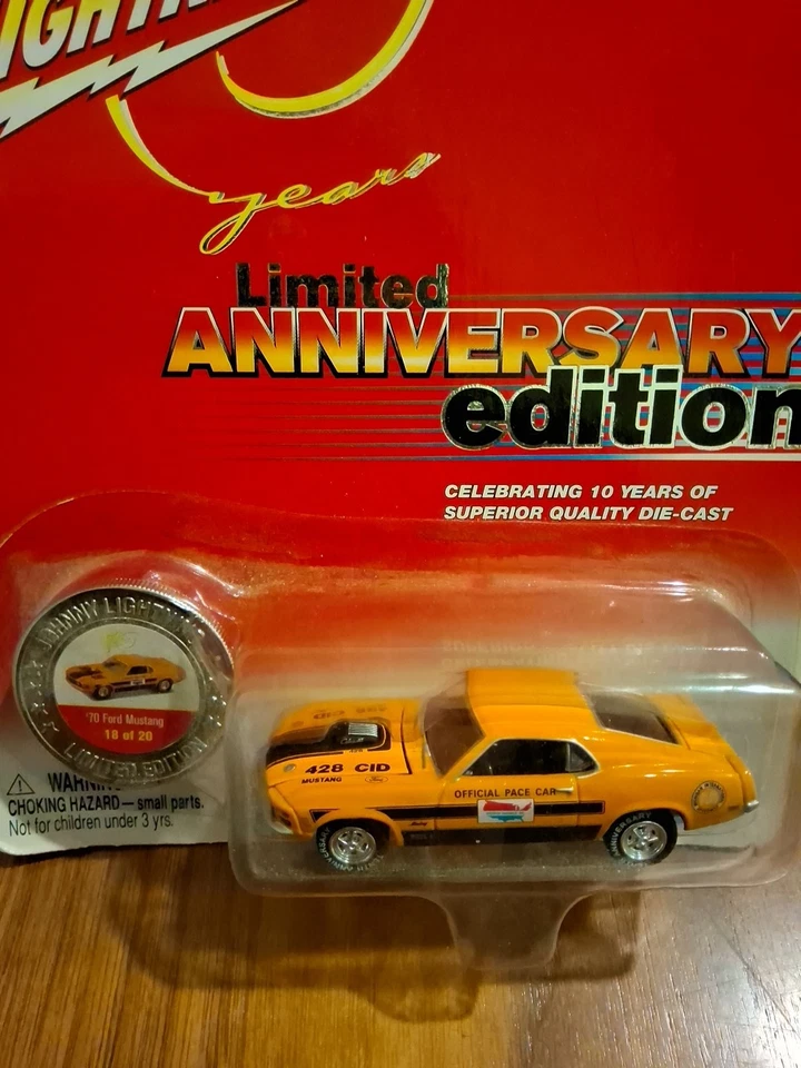Johnny Lightning Limited Anniversary Edition 1970 Ford Mustang 18/20 🔥A10 - Image 2 of 4