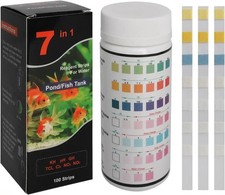 7 in 1 PH Test Fish Tank Water Tropical Aquarium Pond Water Test Strips Kit 2025