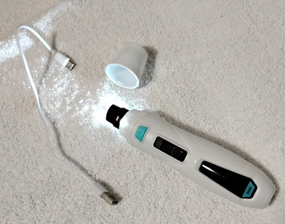 USB Rechargeable Dog Nail Grinder LED Display Light 3 Speeds