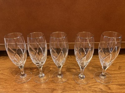 5 Retired Mikasa Olympus Iced Tea Glasses - Great Shape!