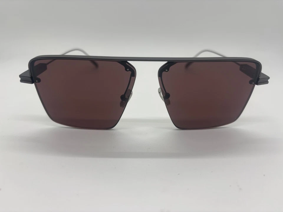 NEW Ermenegildo Zegna EZ 0245 09S Black Square Sunglasses 61-10-145mm NO CASE - Image 2 of 4