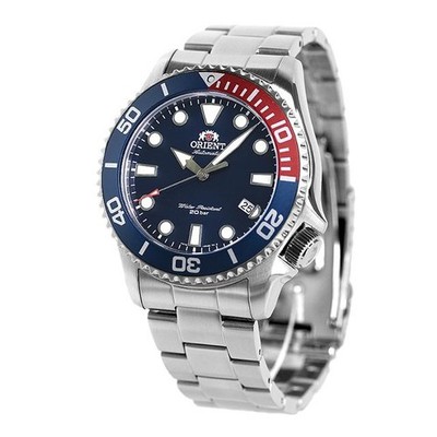 ORIENT Sports RN-AC0K03L Pepsi Bezel Automatic 200m Diver Mechanical Men's Watch