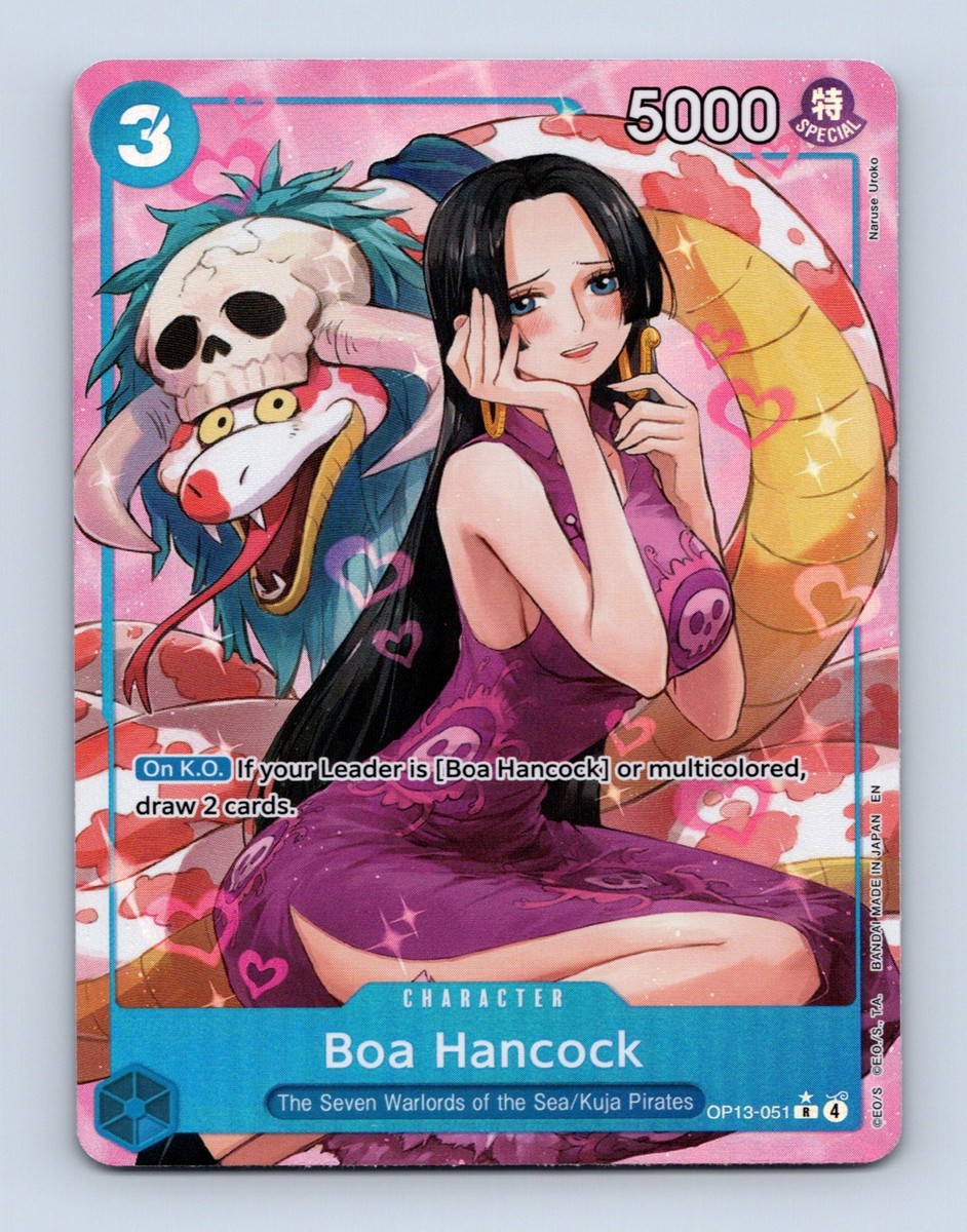 Boa Hancock OP13-051 Alternate Art One Piece Card English Carrying