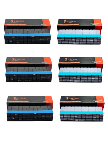 6 BOX 1440 pcs 1/4oz 0.25oz 3 Gray & 3 Black Coated Adhesive Stick Wheel Weights - Foto 1 di 17