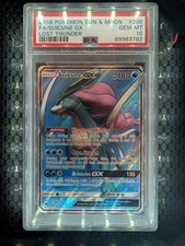 2018 POKEMON SUN & MOON LOST THUNDER #200 FULL ART/SUICUNE GX PSA 10 on eBay