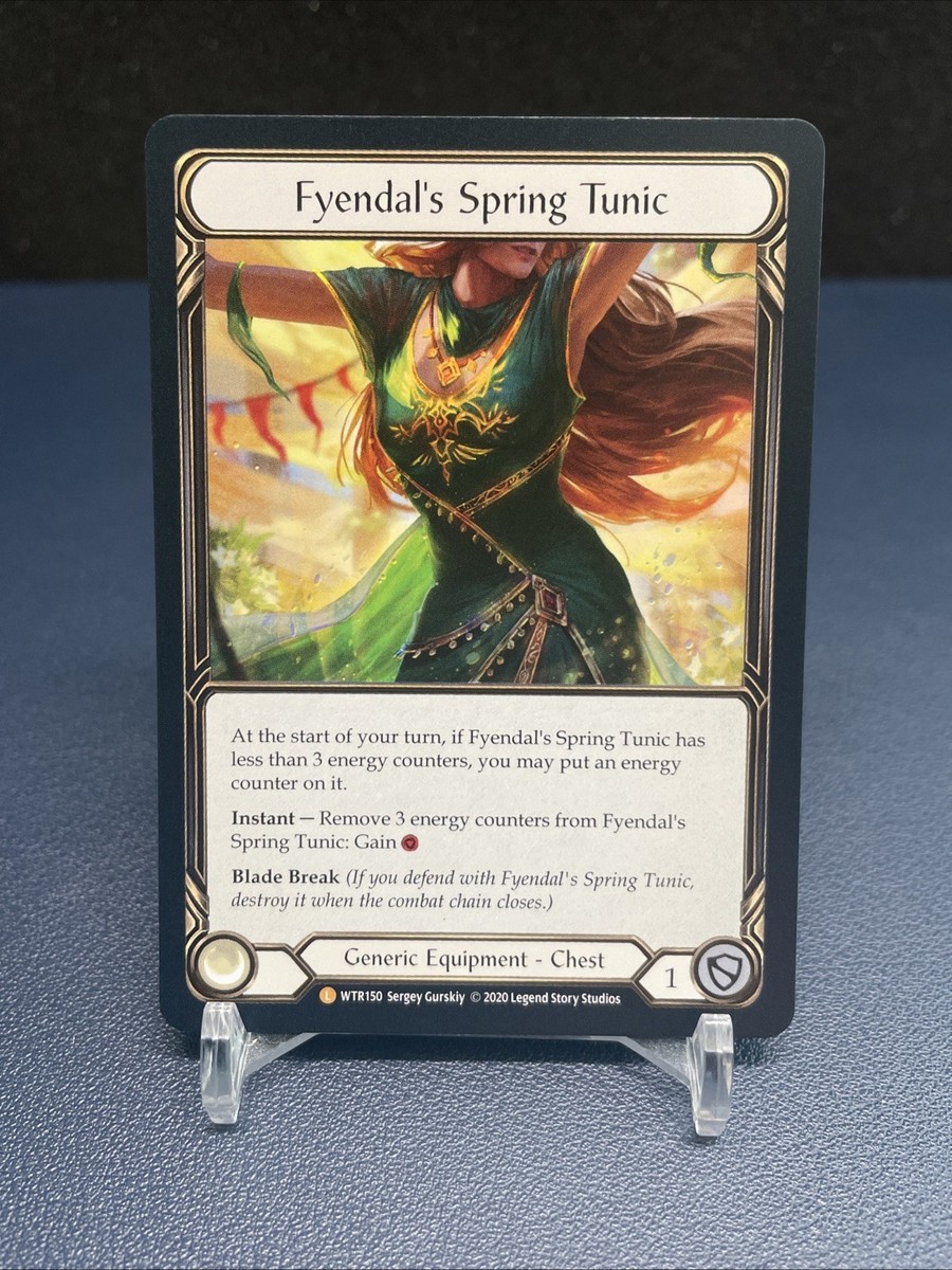 【FaB】Fyendal's Spring Tunic WTR-UL150 Flesh and Blood TCG Fyendal's Spring Tunic Welcome to Rathe WTR150