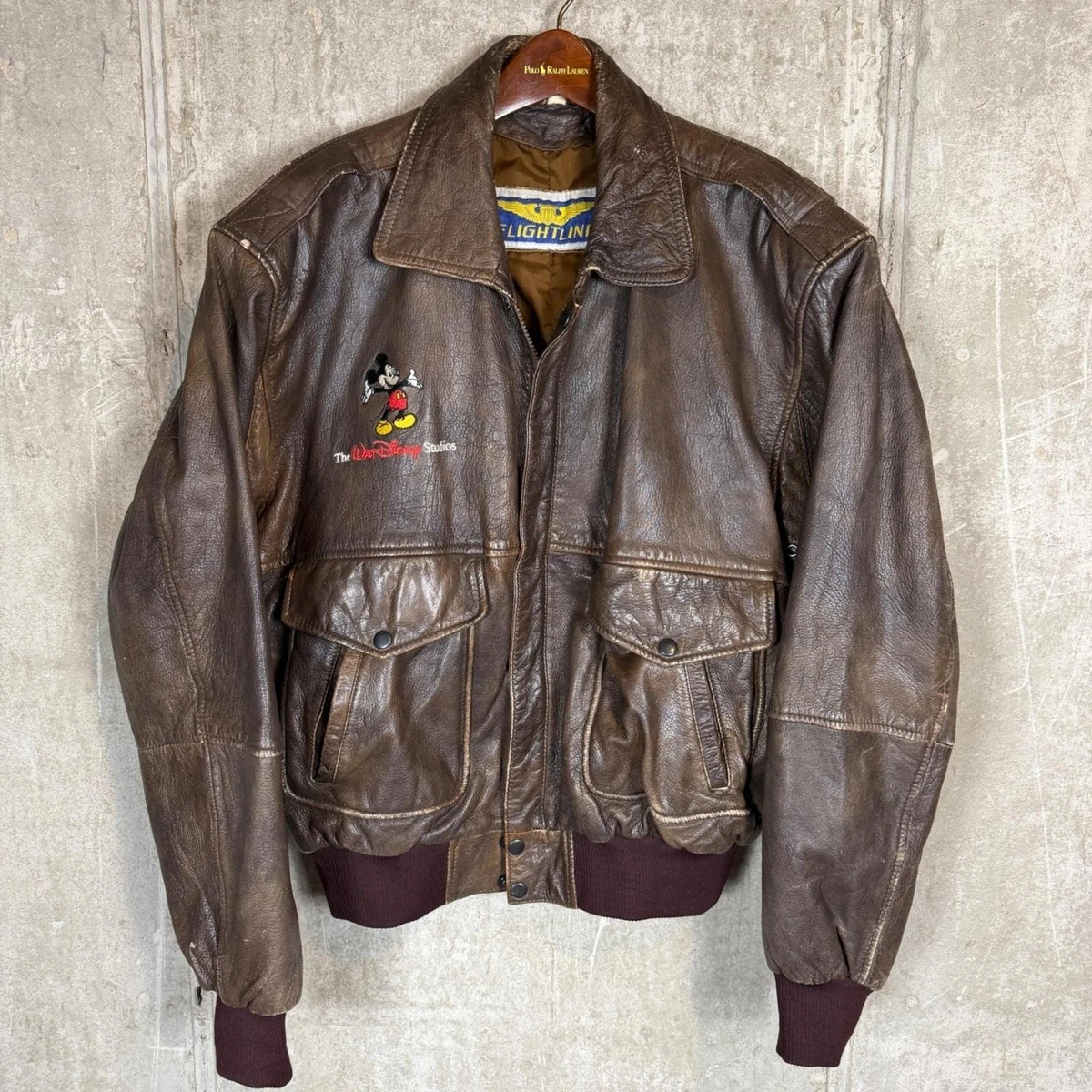 ワ*ん様 vintage/USA製 Disney studio/レザージャケット disney leather jacket products for sale | eBay