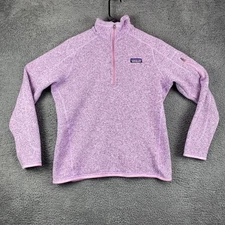 Patagonia Womens Pullover Fleece Lavender Purple Size L Better Sweater