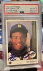 1989 Upper Deck Ken Griffey Jr Star Rookie Card Signed PSA 8/10 Auto Mariners