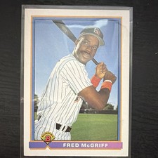 Fred McGriff Baseball Card Lot Padres Braves Bowman Pinnacle Leaf 5 Cards