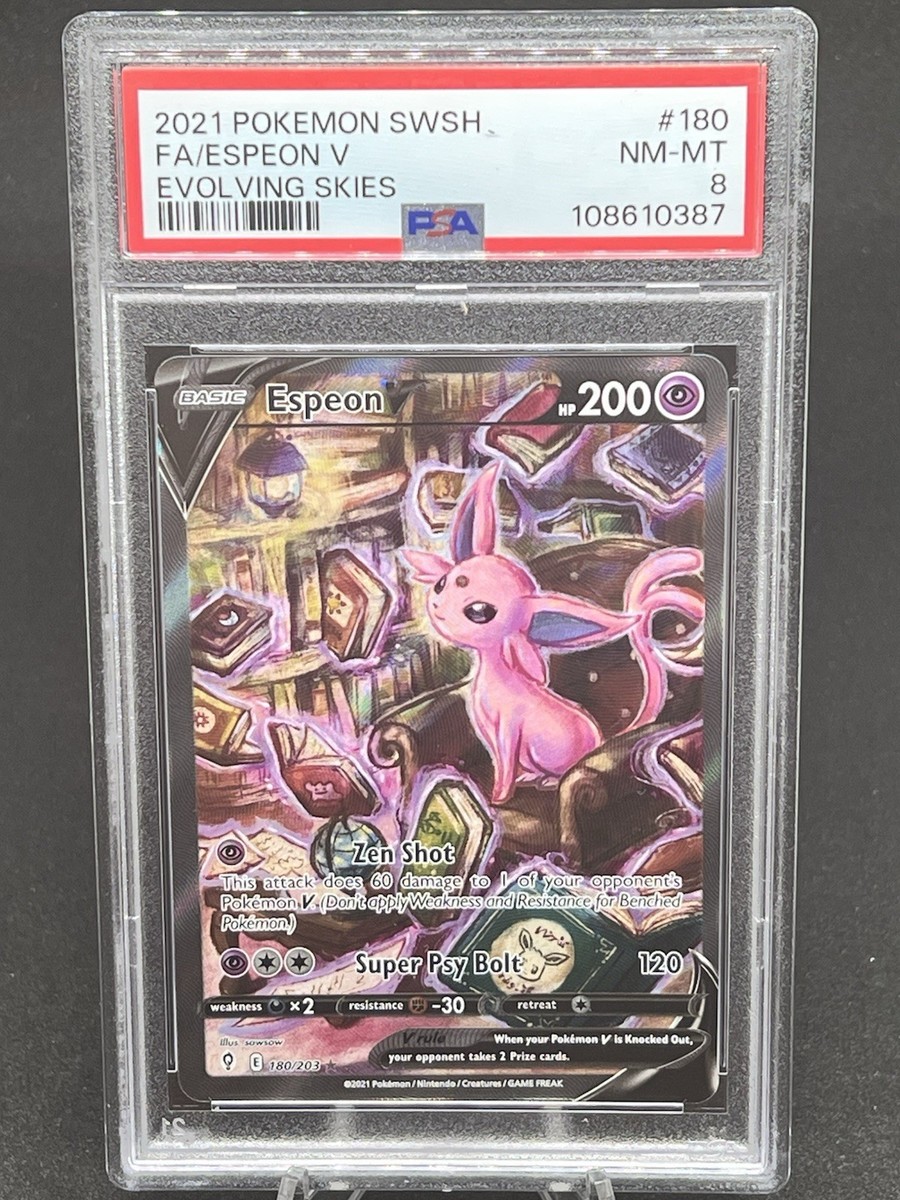 エーフィ V sa 英語版(espeon V full art) Espeon V (Alternate Full Art) - SWSH07: Evolving Skies