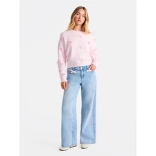 No Boundaries Bow Jeans Womens Wide Leg Jeans...